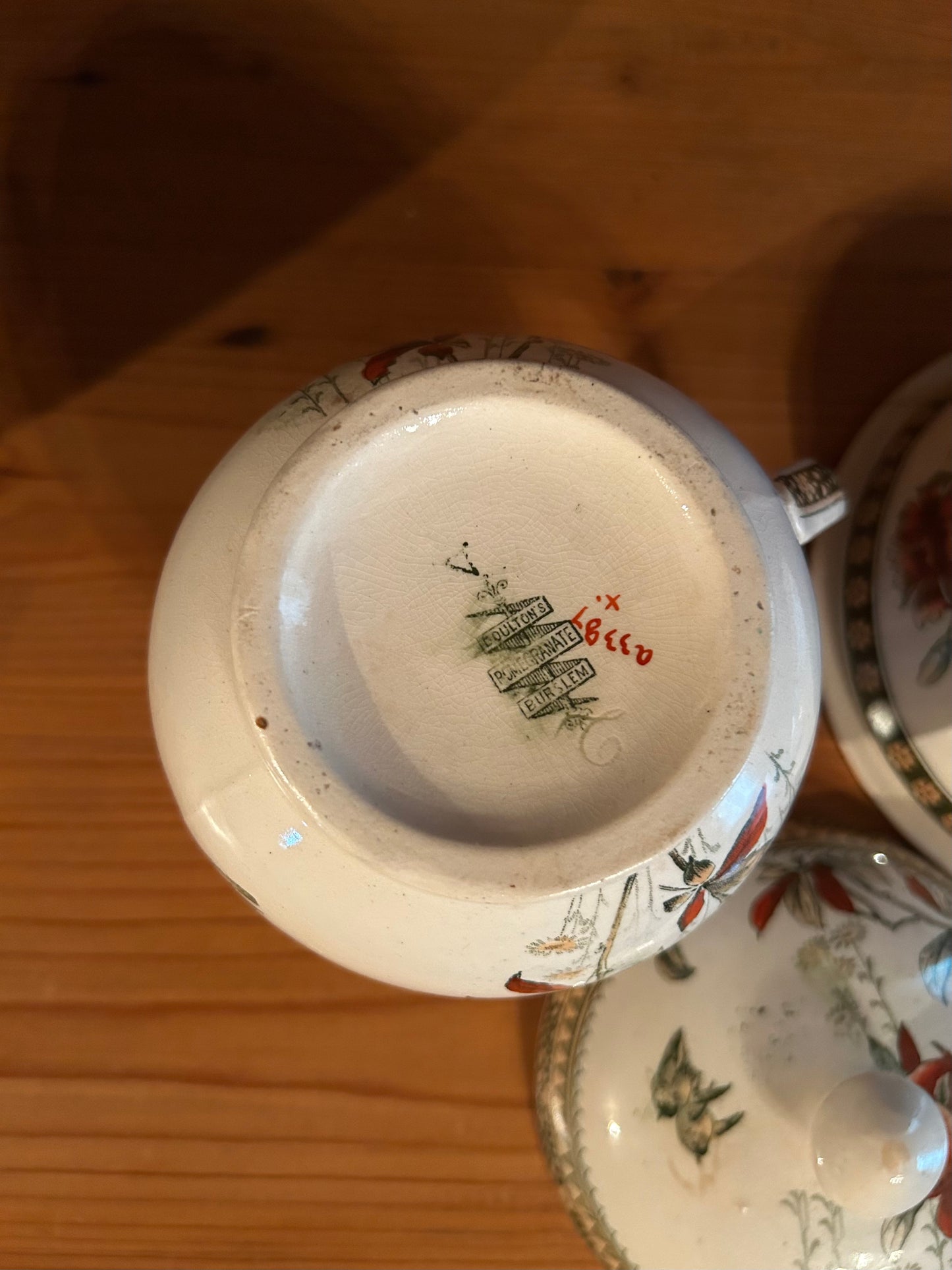 Antique Doulton’s Carnations Dishes