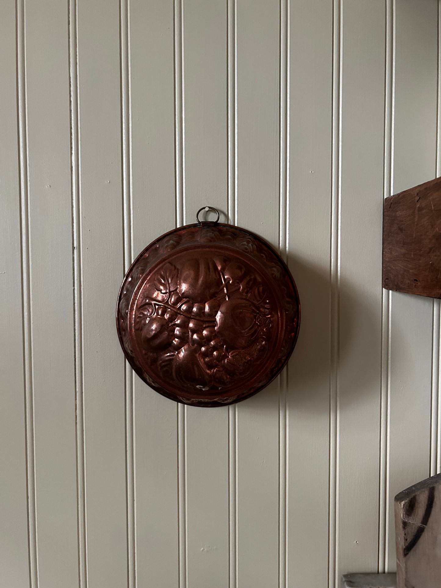 Antique Produce Embossed Copper Mold