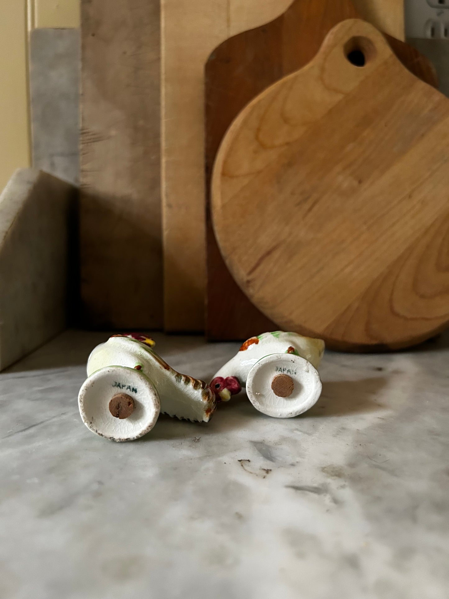 Vintage Chicken Salt & Pepper Shakers
