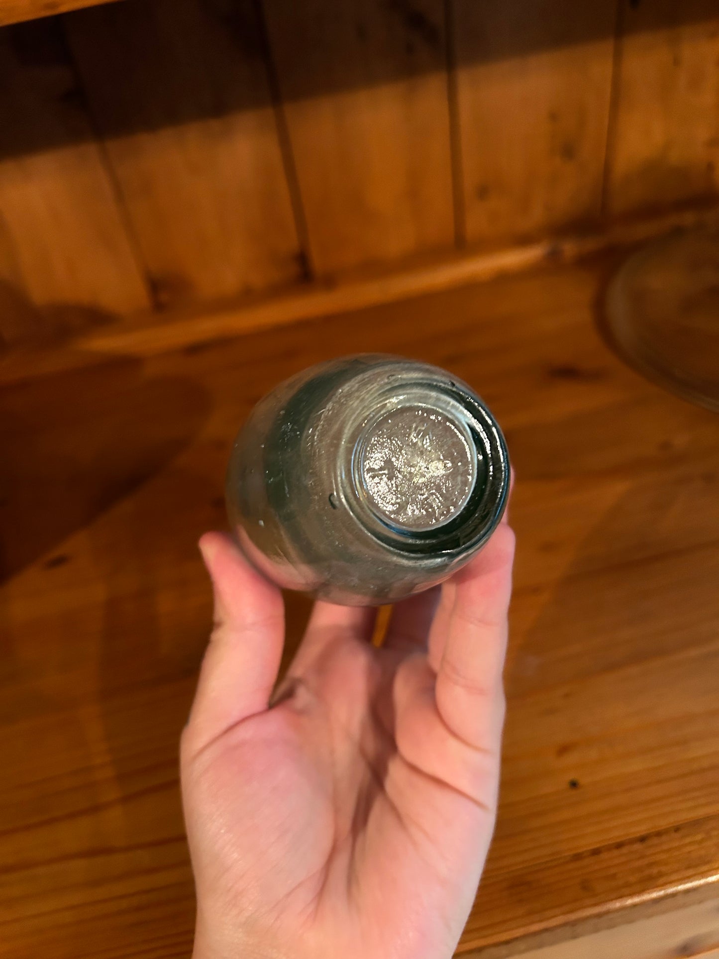 Antique K.B.L.T. Chunky Glass Bottle