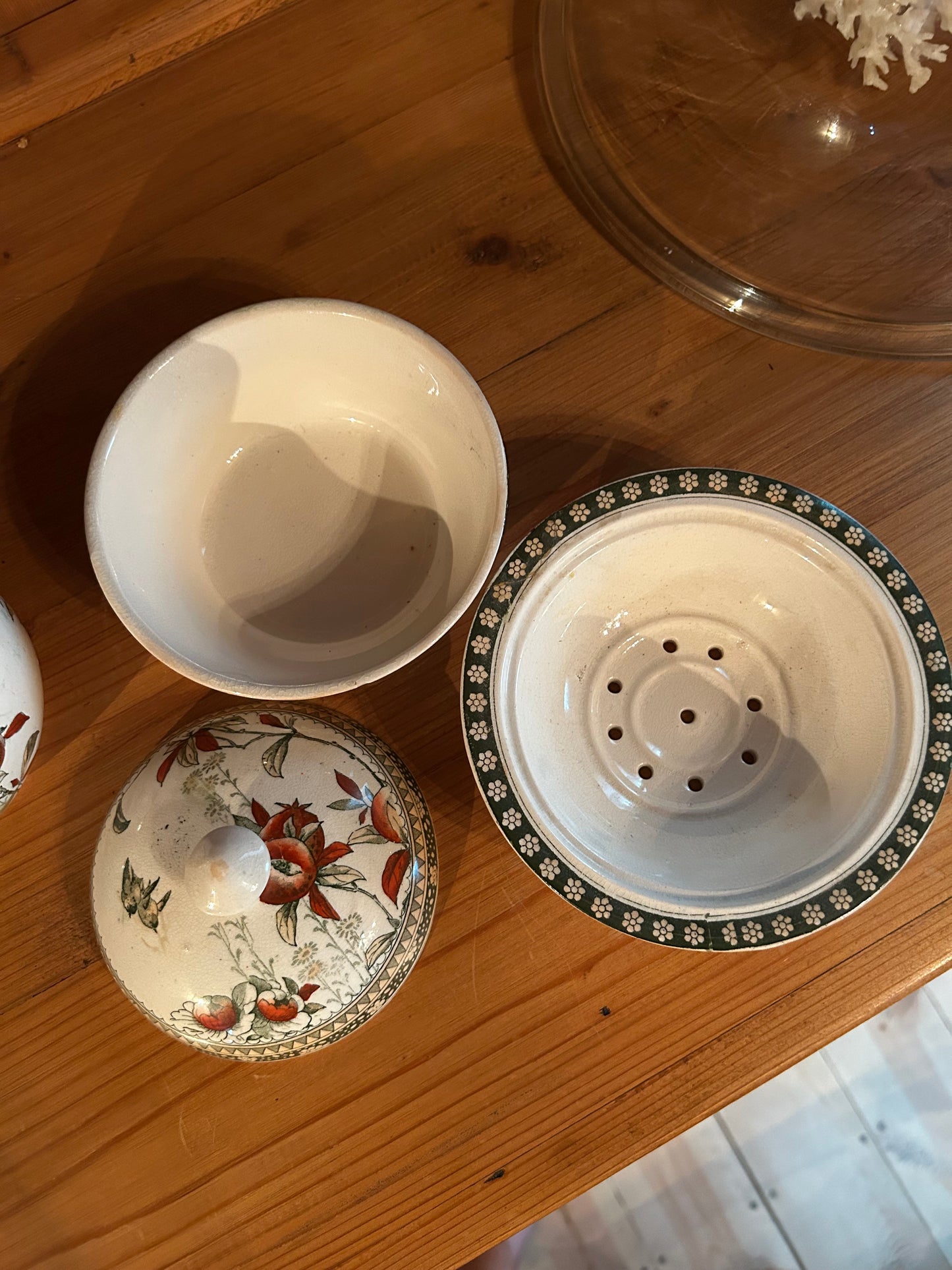 Antique Doulton’s Carnations Dishes