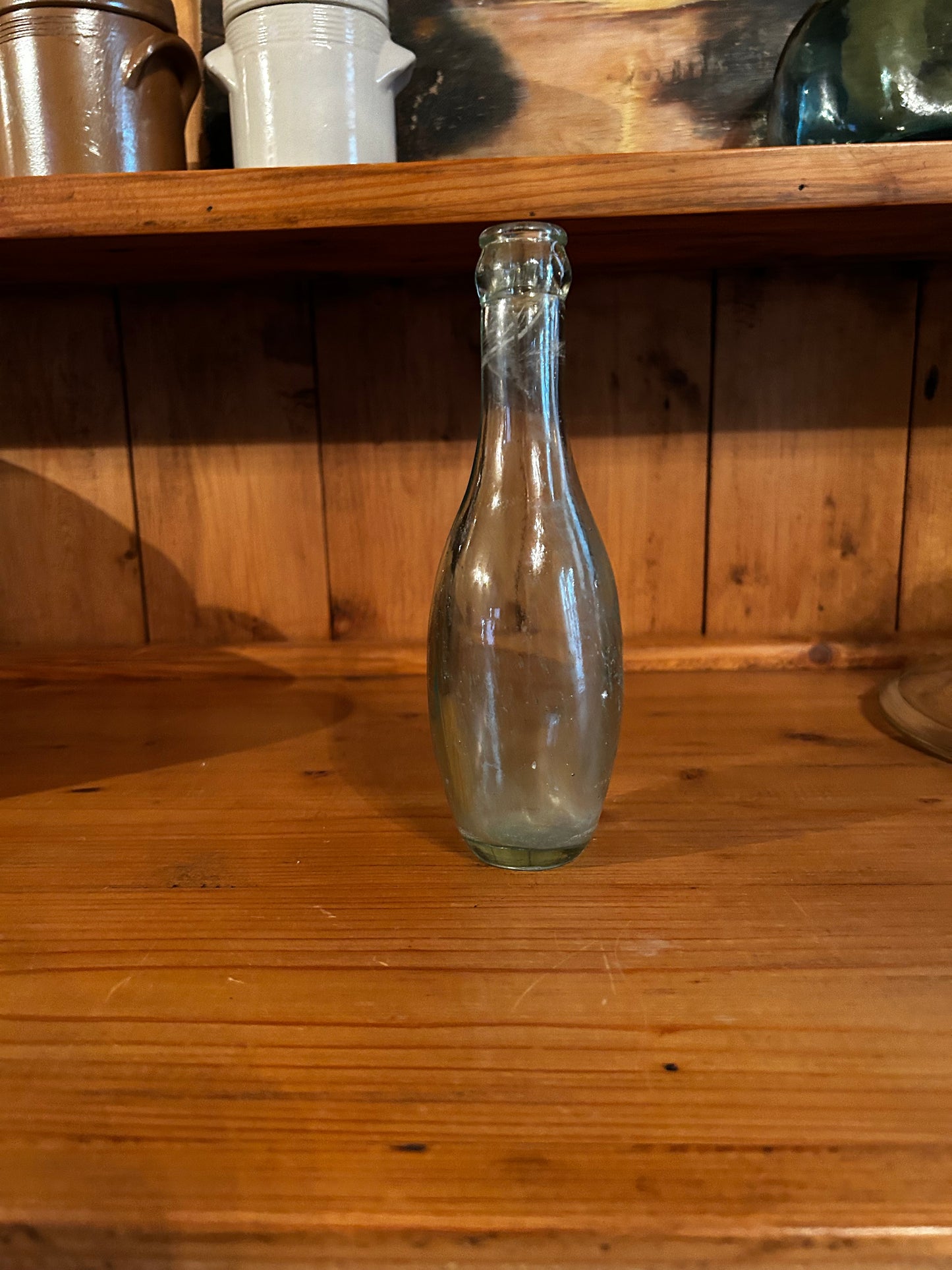 Antique K.B.L.T. Chunky Glass Bottle