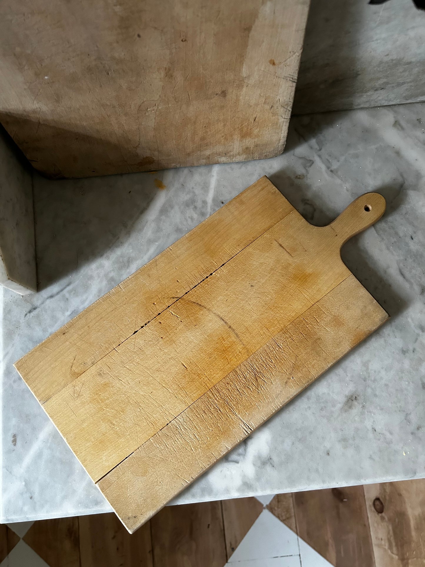 Vintage Blonde Cutting Board