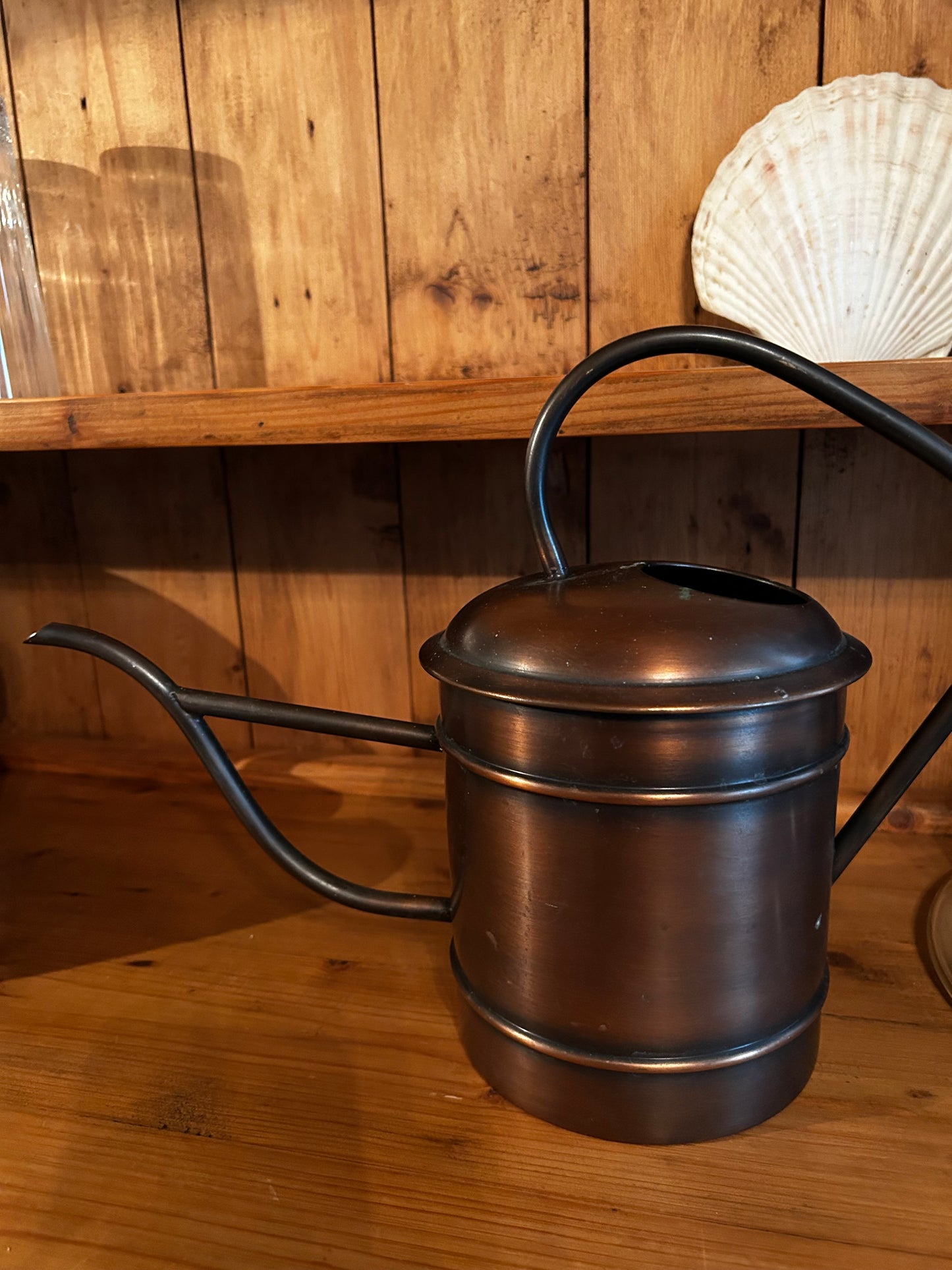 Vintage Brushed Copper Watering Can