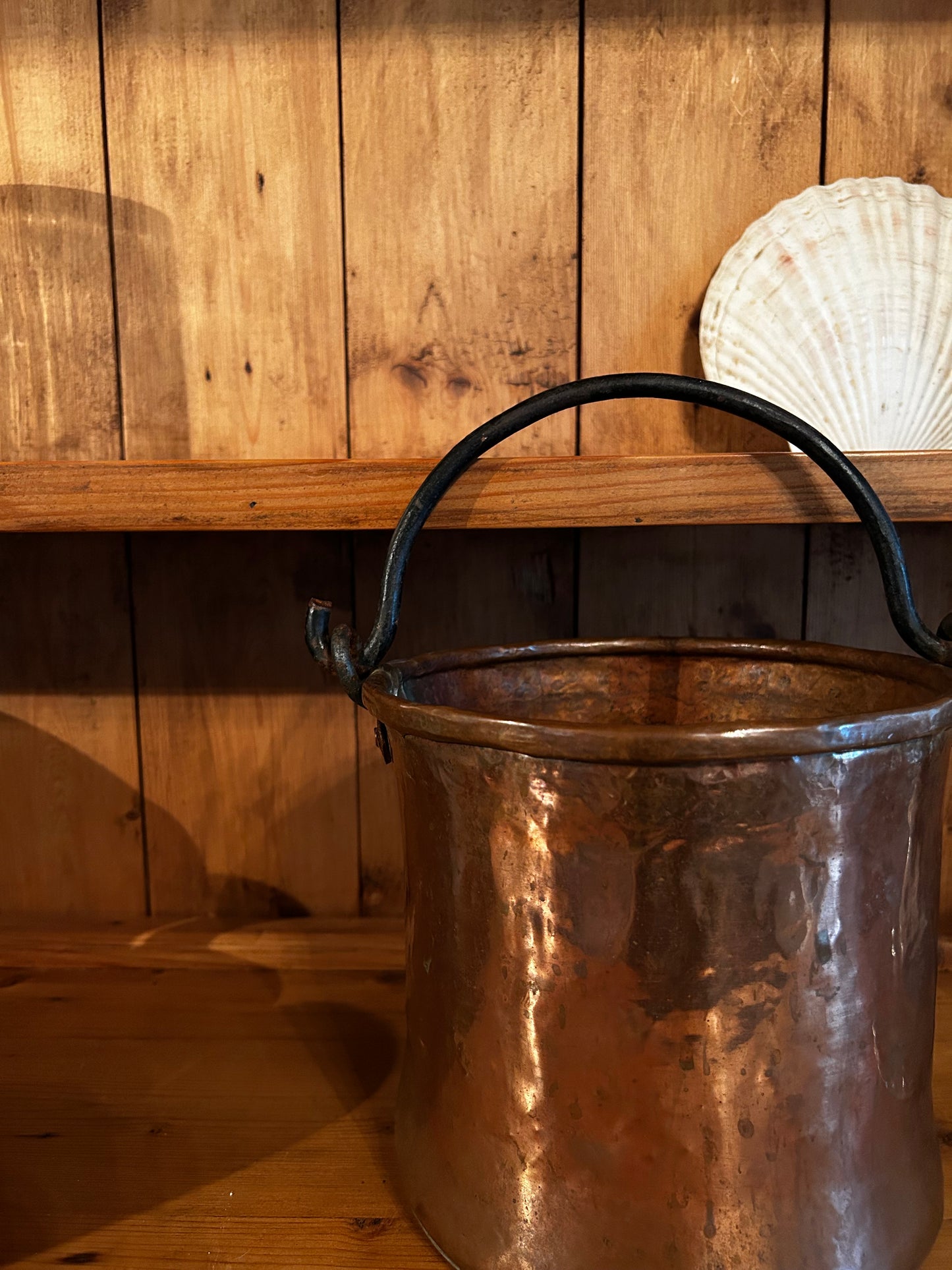 Antique French Copper Bucket