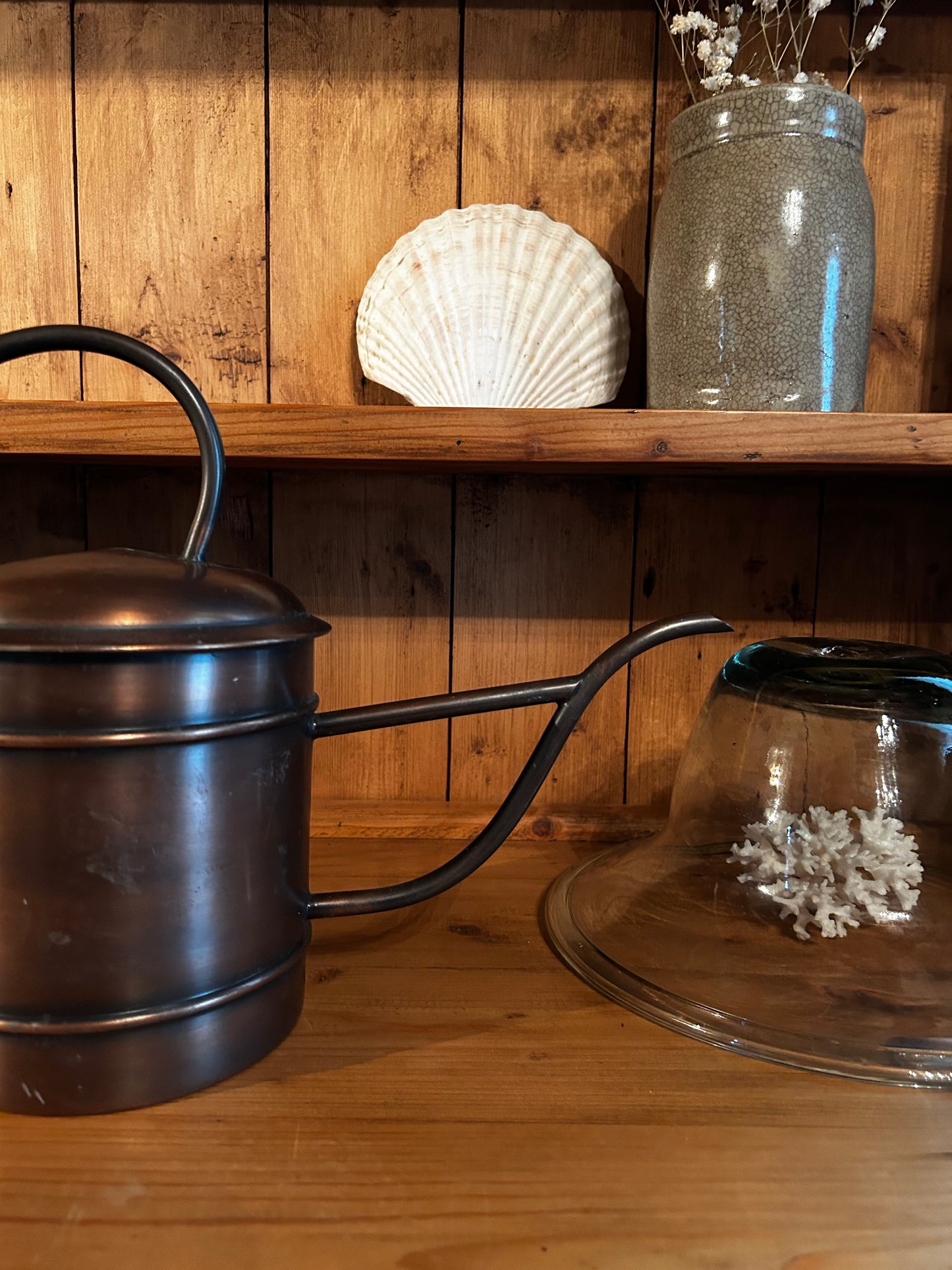 Vintage Brushed Copper Watering Can