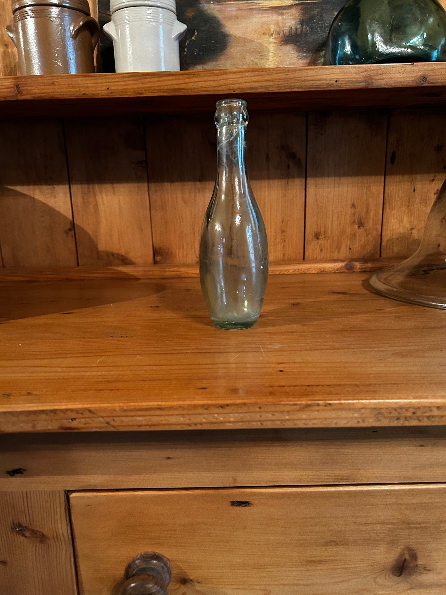 Antique K.B.L.T. Chunky Glass Bottle