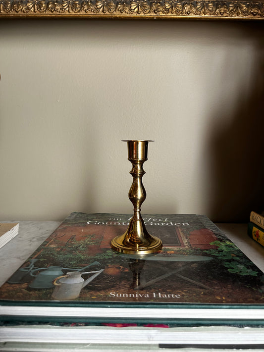 5.5” Brass Candle Holder