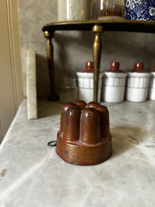 Antique German Mini Copper Jelly Mold
