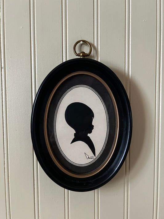 Vintage Boy Silhouette