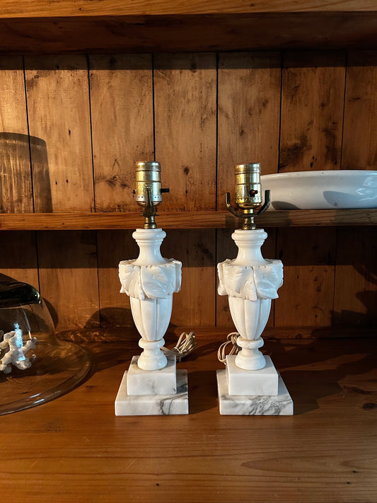 Vintage Alabaster Lamps