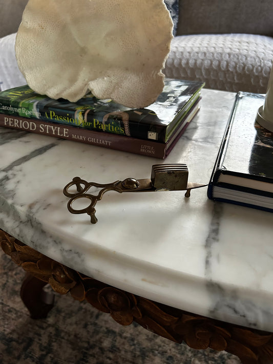 Vintage Brass Candle Snuffer Snips